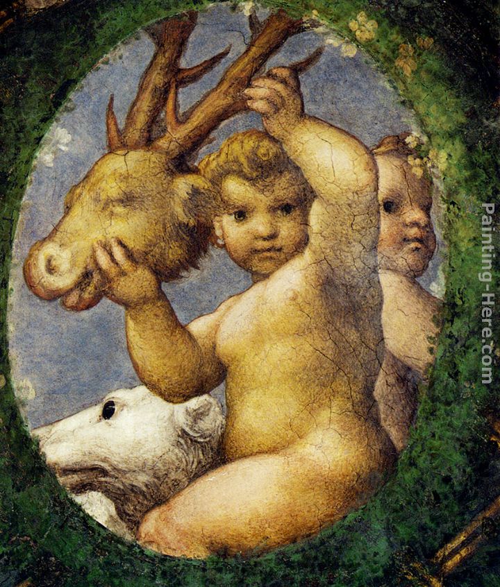 Putto With Hunting Trophy painting - Correggio Putto With Hunting Trophy art painting